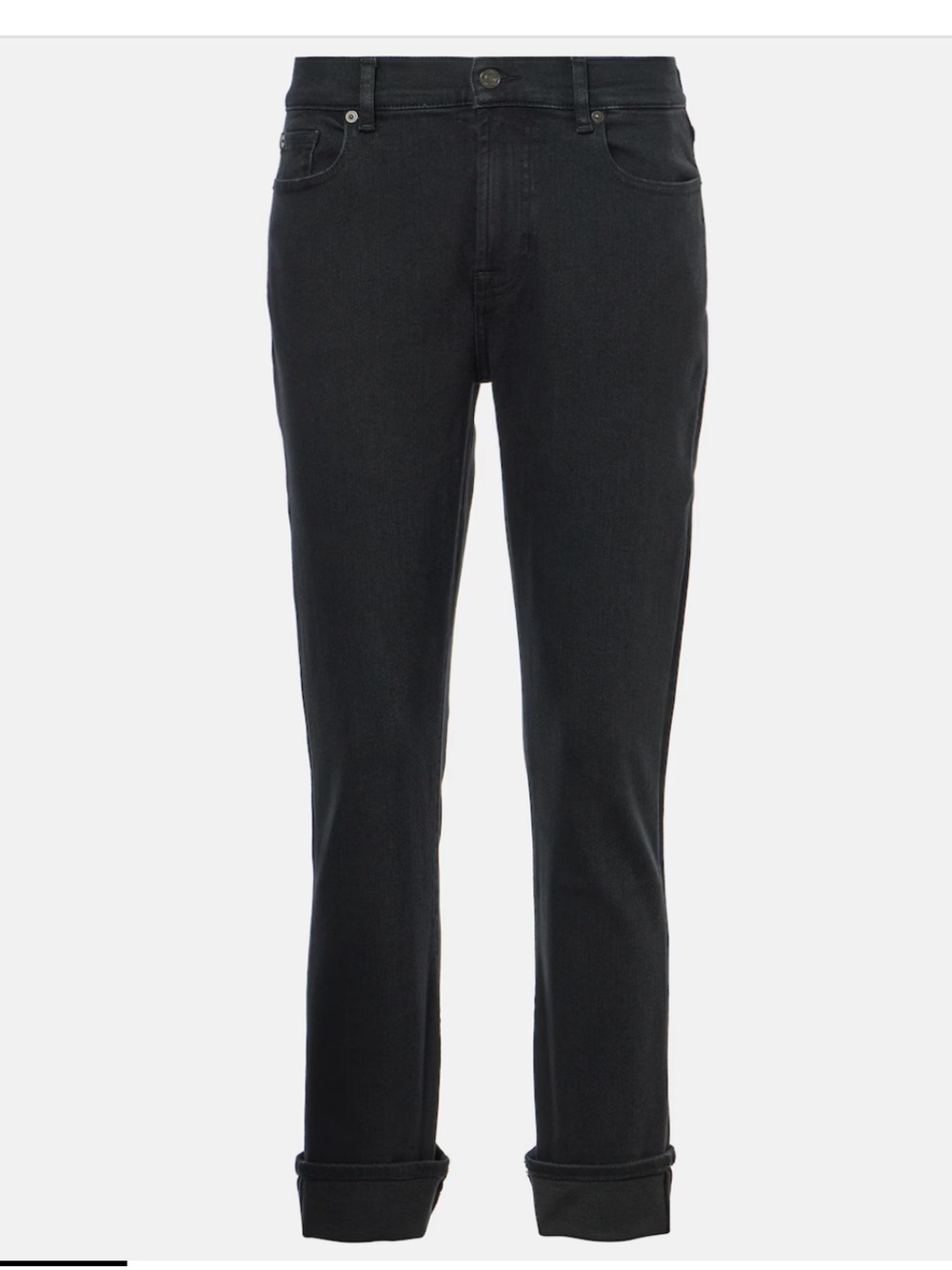 7 For All Mankind Women’s Black “The Skinny” Jeans Size 26